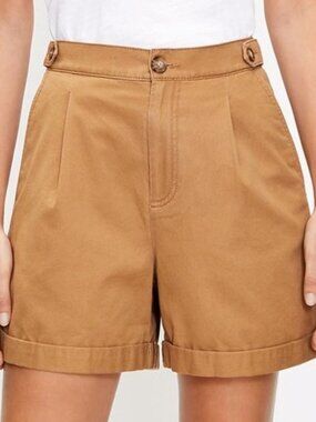 LOFT NWT Twill Pull On Shorts size 4